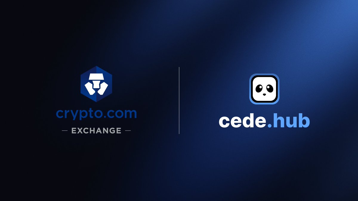 <a href="/cedelabs/">Cede Hub (legacy account)</a> is proud to partner with <a href="/cryptocom/">Crypto.com</a> 

Together, we’re bringing transparent, competitive, and rewarding trading &amp; holding campaigns to Crypto.com users.

Official partnership announcement 👉 crypto.com/en-fr/company-…

(1/2)