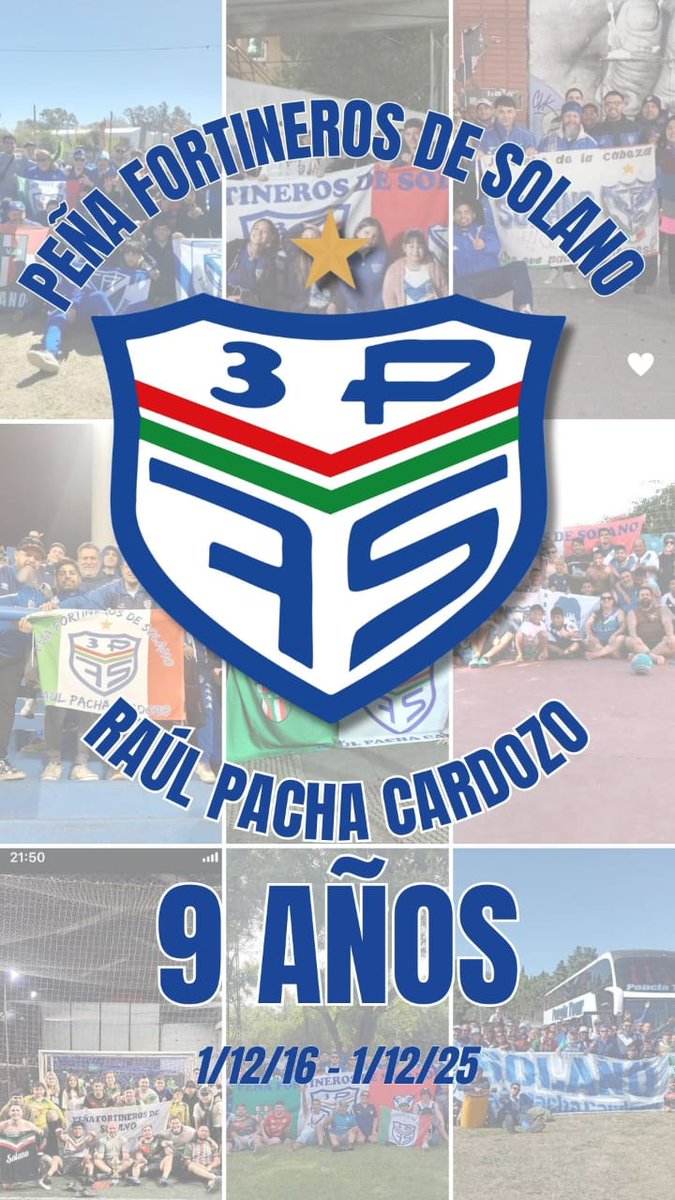 Hoy cumplimos un nuevo aniversario, un año más de vida junto a nuestro Vélez querido y vamos por más, gracias a cada uno de los integrantes de nuestra peña que lo hacen posible.
Hay equipo 💙🤍💙