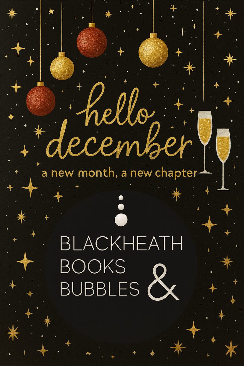 ✨ Happy 1st of December, Bubblers! 
A new month, a new chapter &amp; the start of all things sparkly, cosy &amp; joyful 🎄📚

“A joyful December begins with a good book &amp; a bubbly heart.” 🍾✨
Here’s to warm pages, magic moments &amp; brilliant reads all month long 💛