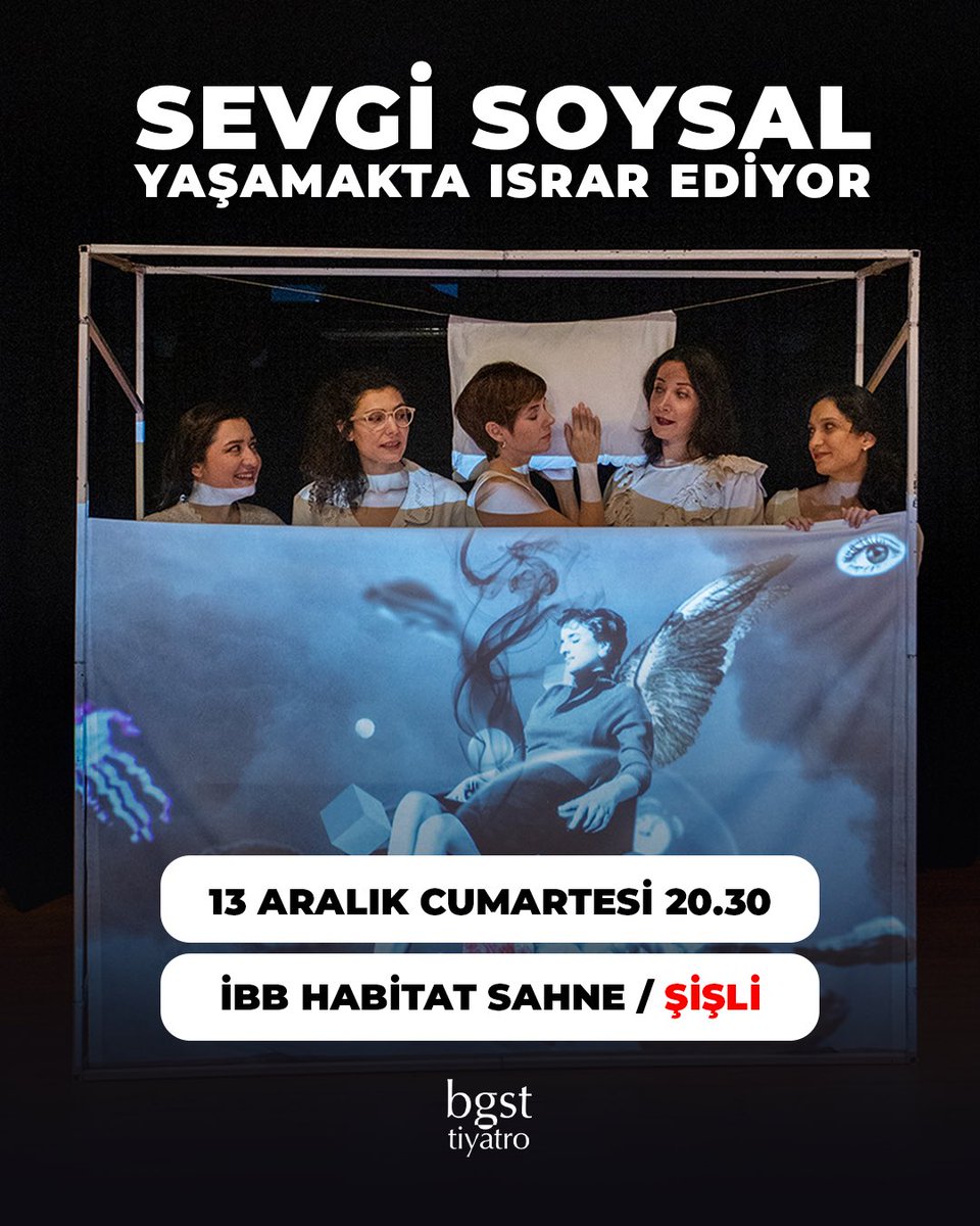 BgstTiyatro's tweet photo. 2025 yılında da anlattığımız hikayelere kulak verdiğiniz için teşekkür ederiz.

2026 yılında repertuarımıza yeni oyunlar ekleyerek sanat, dayanışma ve barış dolu buluşmalar gerçekleştirmeye devam etmeyi diliyoruz.

İşte Aralık programımız…

Biletler 👉 https://t.co/AUNrCYhOaD https://t.co/F94DcyDRGM