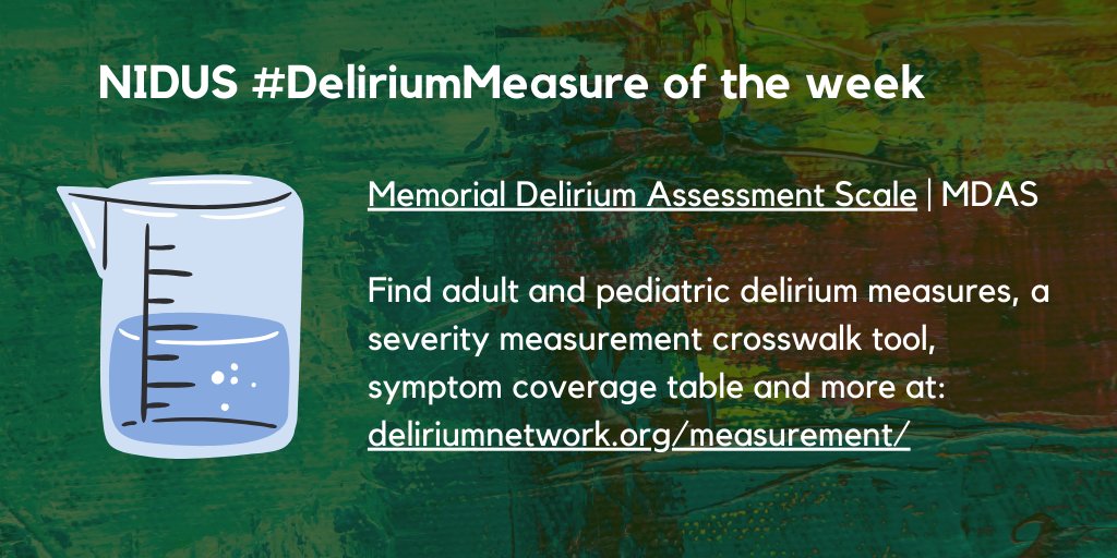 NIDUS_Delirium's tweet photo. The MDAS is this week's #DeliriumMeasure. 

Find this and other measures on the @NIDUS_Delirium website: https://t.co/kAueEOol6q  
#Delirium https://t.co/hvv4SovEdO