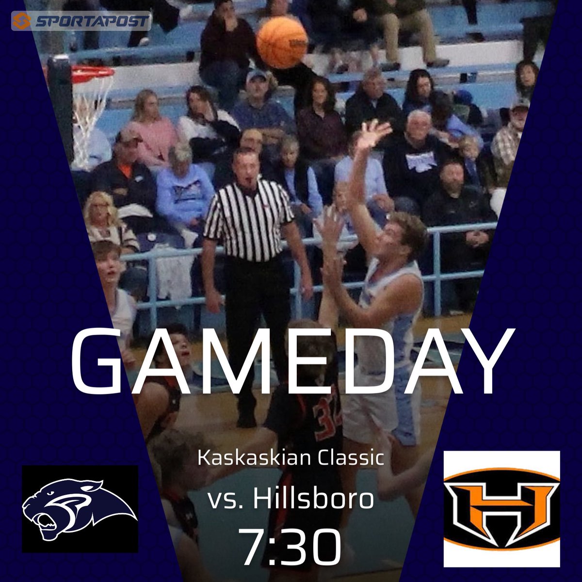 PCHS_Hoops's tweet image. 🚨GAMEDAY🚨

The Panthers head back to the Kaskaskian Classic for a pool play game against Hillsboro! #PWP #GoBigBlue

🏀Tipoff: 7:30🏀

📍Carlyle High School📍

📸: Dan Herbst