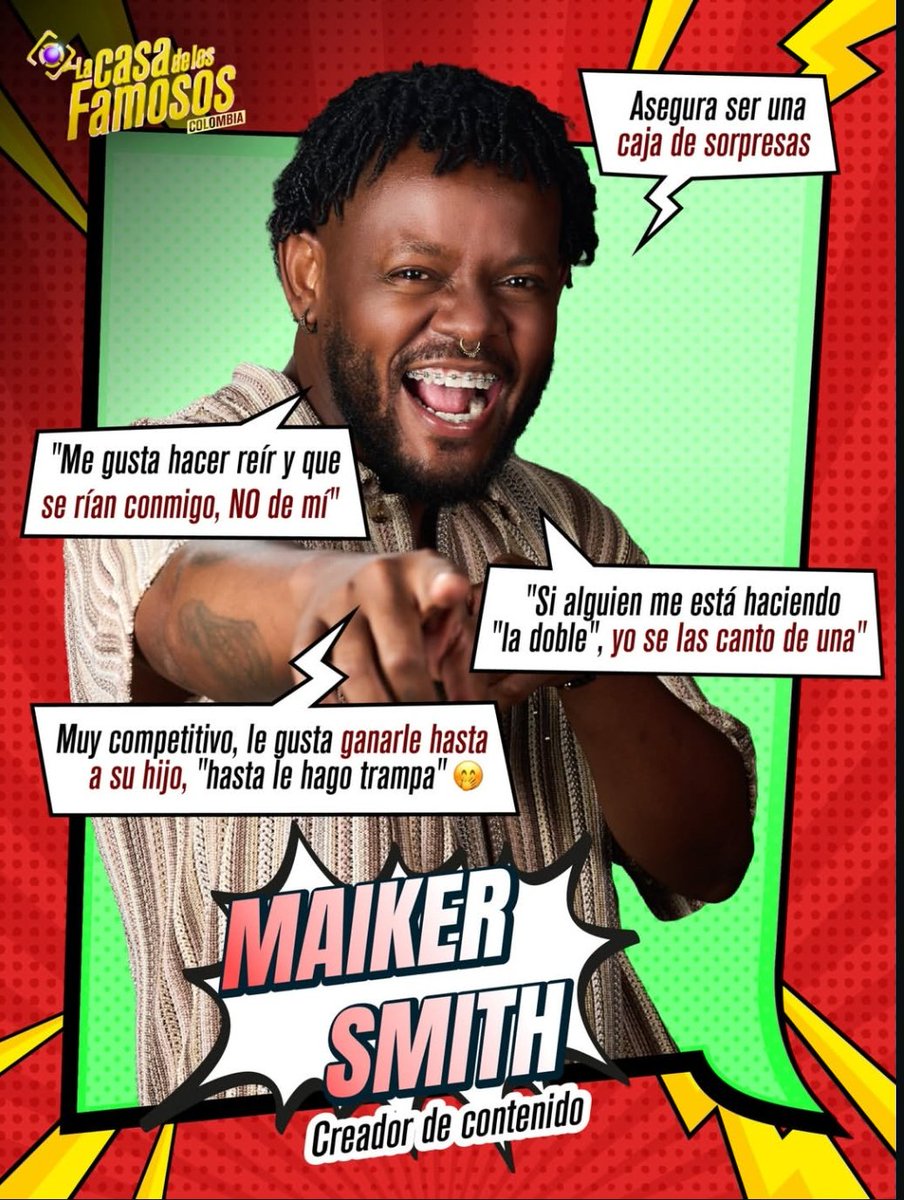 chismosepek's tweet photo. Pero Maikerrrrr ya tenemos gallo 🙂‍↔️🔥
Voten por Maiker 
#LaCasaDeLosFamososCol https://t.co/w2ORiomOkE