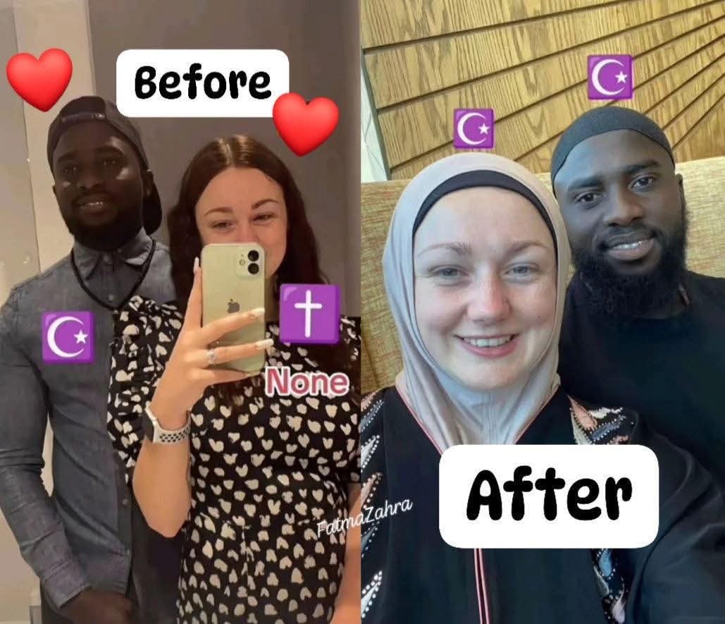 What a beautiful journey of faith and love. Inspiring to see a couple finding unity in their spiritual path. May Allah bless them always! ❤️ Masha'Allah.