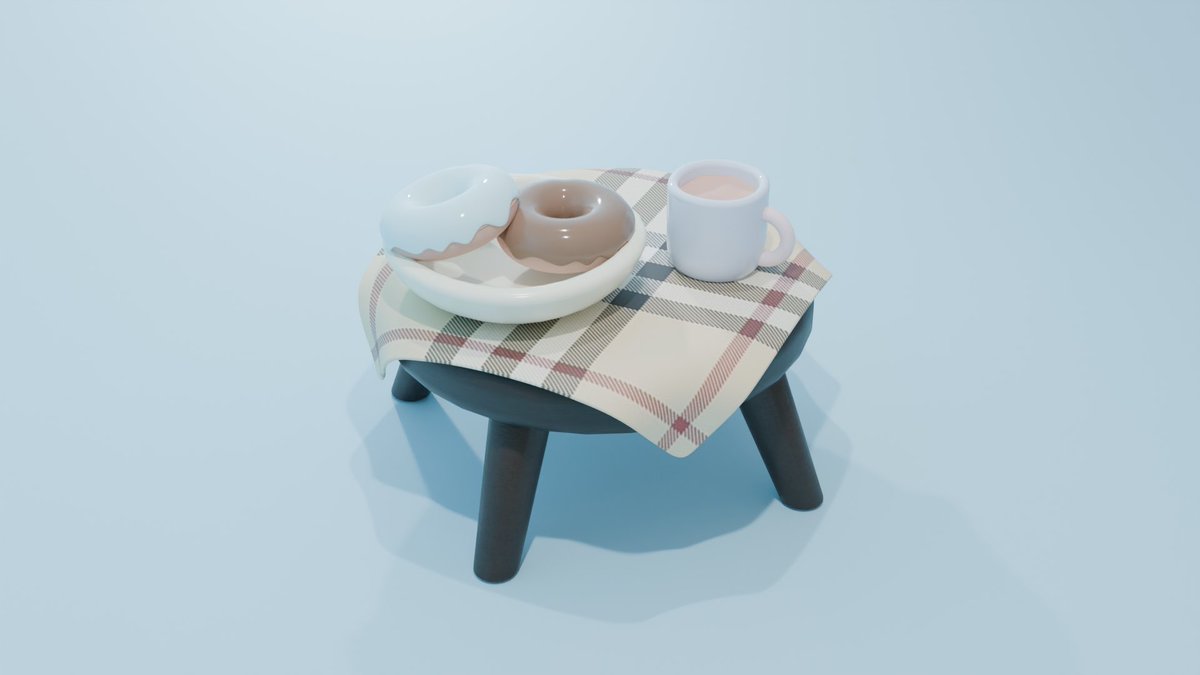 ttchannel_'s tweet photo. 10日でblender練習帳再開しました🍩🩵

#blender初心者 #blender https://t.co/GgiiTgcrfW