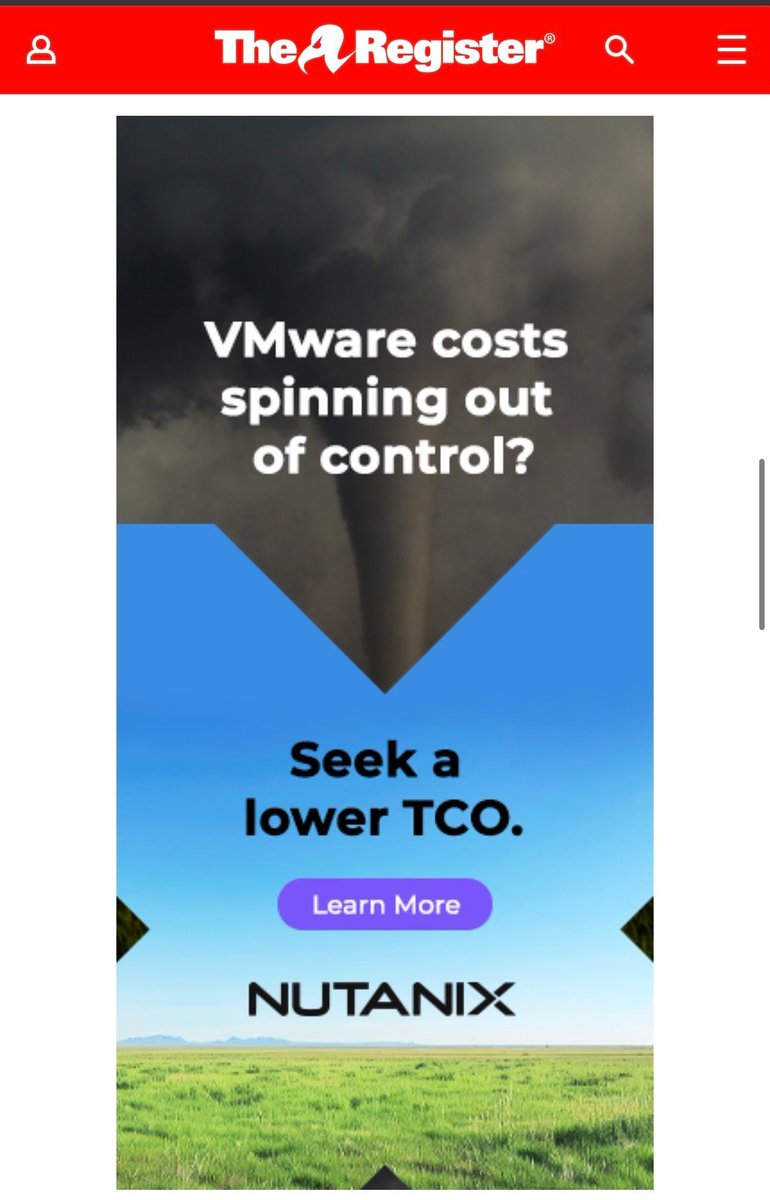 melTechFlow's tweet image. VMware migrations are kinda blowing up right now. They raised their prices like crazy, so companies are looking to jump ship. 

Pretty solid opportunity if you know how to help orgs move to different platforms.

Companies are even creating ads targeted at VMware customers like…