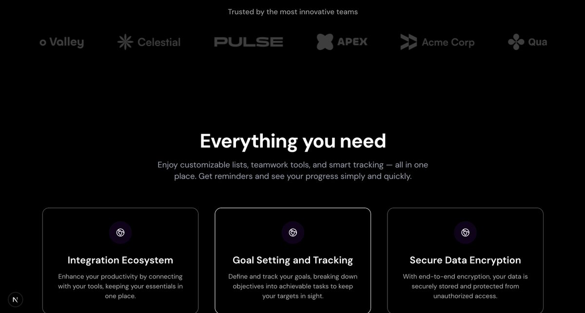 tejtwts's tweet image. - Building this landing page in NextJS Tailwind 
- Goal is to be better at Frontend till this ends. 
- Will try to complete this within next 2 days 
#buildinpublic #TechTwitter