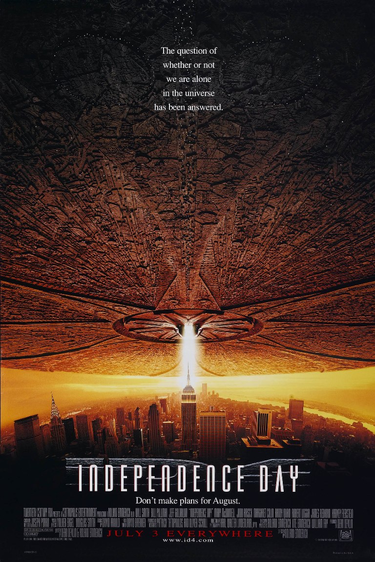 TallyMichelle4's tweet image. #IndependenceDay (1996)

The  aliens are coming and their goal is to invade and destroy Earth.  Fighting superior technology, mankind's best weapon is the will to  survive.
#AlienInvasion #FilmX  

Trailer youtube.com/watch?v=B1E7h3…