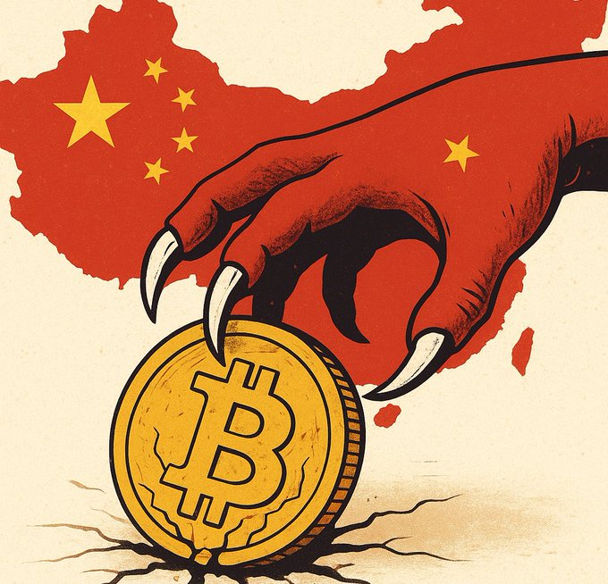 techconcatalina's tweet photo. ⚠️ATENCIÓN⚠️

💥Al IMPACTO BAJISTA de Japón, se le suma que el BANCO CENTRAL DE CHINA reafirmó su prohibición contra #cripto y advirtió que intensificará su ofensiva contra las monedas estables.

-Fuente: @Cointelegraph https://t.co/oWFFUHjH7f