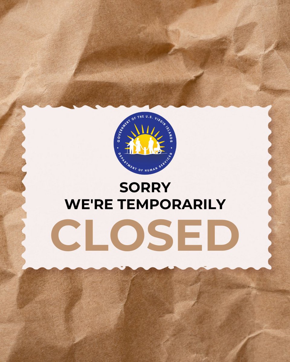 📢 PUBLIC NOTICE: Senior ID services on St. Thomas &amp; St. John are temporarily closed this week. We apologize for the inconvenience and appreciate your understanding.

More info:
STT: (340) 774-0930
STJ: (340) 714-4249
STX: (340) 772-7148
#VIDHS #USVI