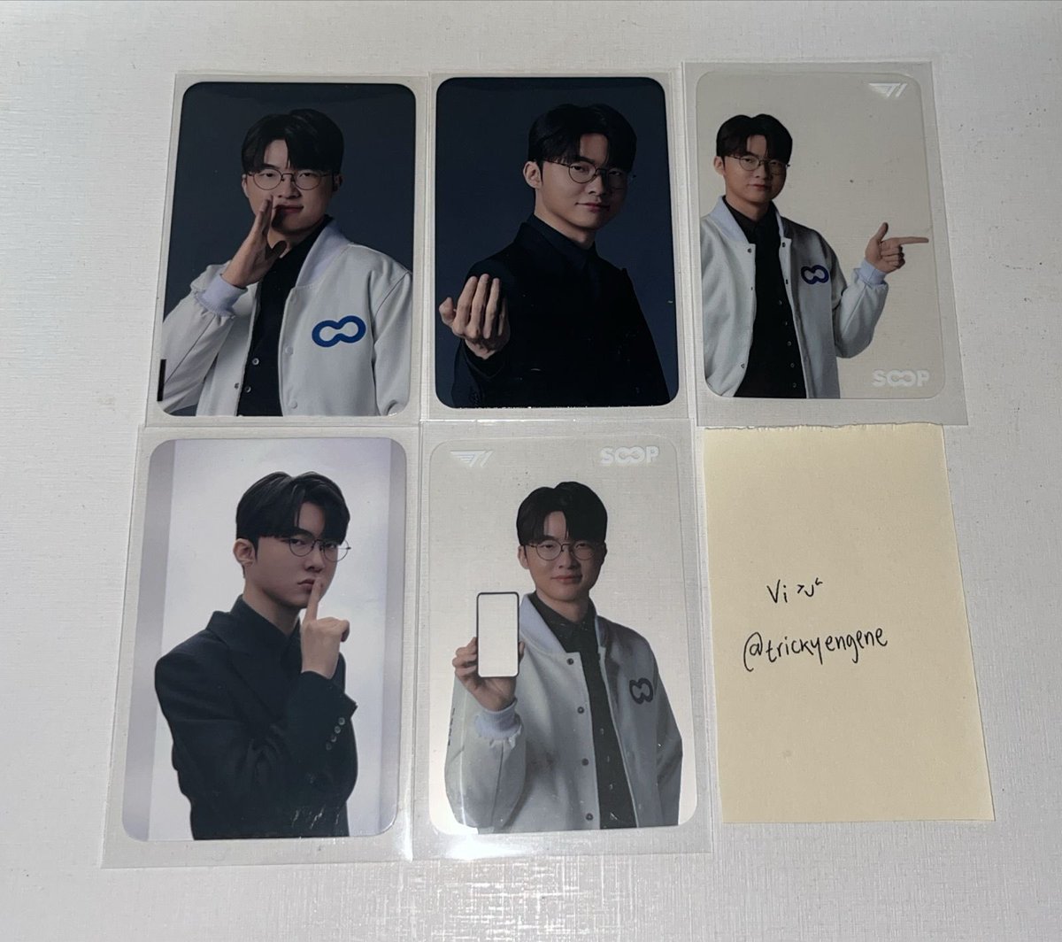 💕 WTS T1 Faker photocard in partnership with SOOP💕

Price do not include shipping 

Price in USD

$75 USD for the full set

Availability ✅

Payment method: Wise (ww)

Proof in the highlights 
🇧🇷 based
WW yes

If you are interested/ have any questions please feel free to dm me.
