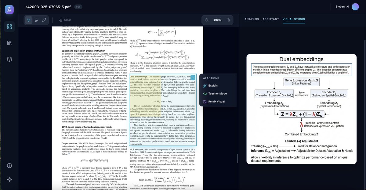 yomikayode3's tweet image. Built my own app to stop suffering through dense papers 📚

BioLen turns bio and biomedical PDFs into structured hypotheses, methods, results, limits and research gaps.

Try it: …-kayode-650162289300.us-west1.run.app
#BioLen #ResearchTwitter