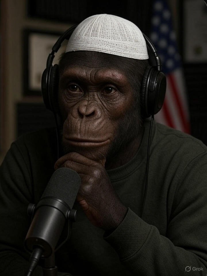 BackupBrainy's tweet image. This Yemeni gorilla muz is wondering why Indians are ugly...