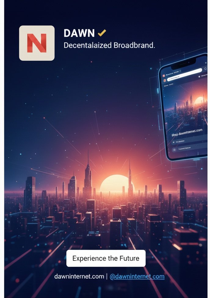 raorohail526's tweet image. DAWN — Decentralized Broadband for the Future
A new era of ultra-fast, secure, and borderless internet is rising.
Experience the next generation of connectivity with DAWN. 🌅⚡

👉 @dawninternet
@dawninternet_com
#DAWN #DecentralizedInternet #Web3 #BroadbandReinvented