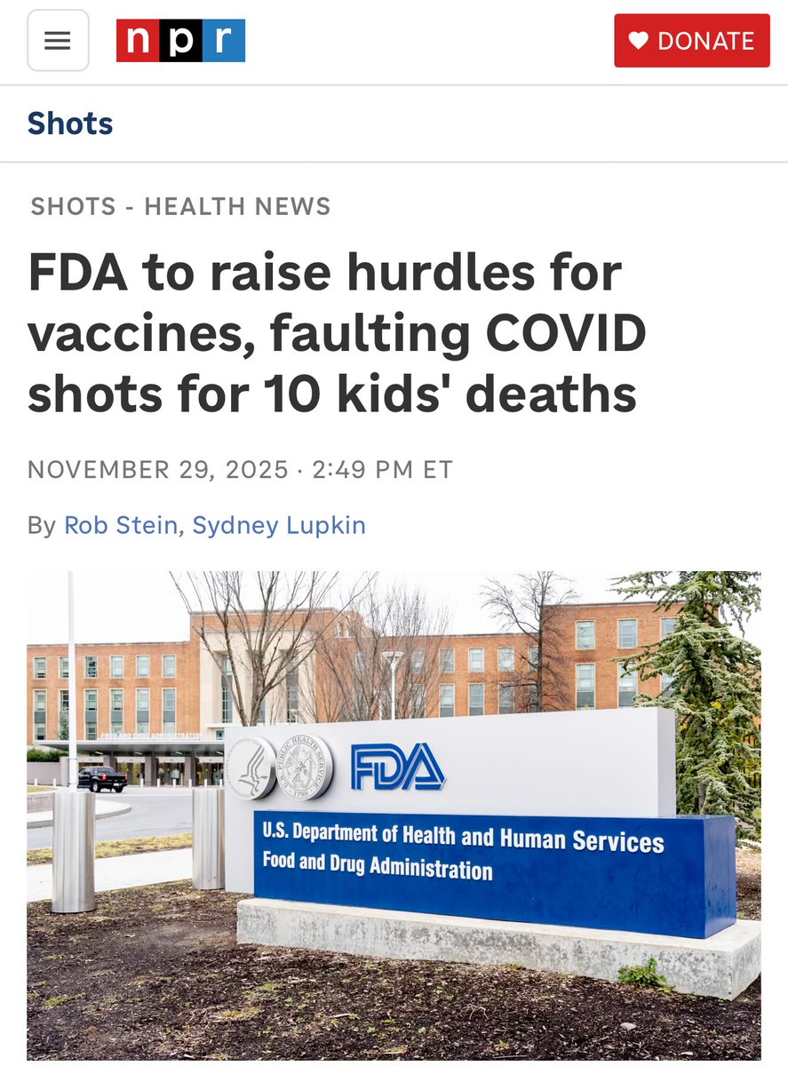 The fact that mRNA COVID shots killed children should be old news, and 10 is not even a fraction of the real number. Americans have been defrauded with zero justice; instead, Gates and Bourla are invited to the White House.

Why are these poisons still on the market? Is it