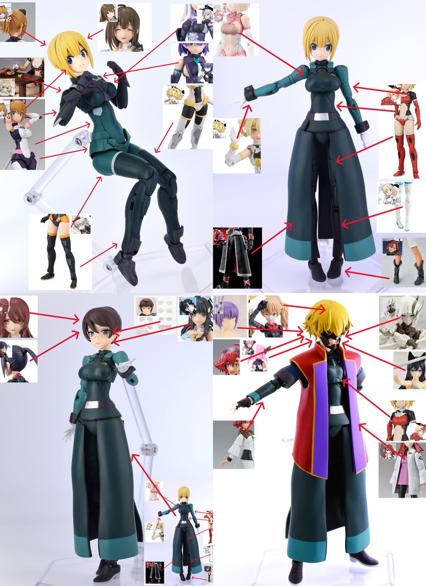 astante_f's tweet image. #12月になったのでフォロワーさんに自己紹介しようぜ 

赤い〇〇〇と緑の〇〇〇〇
みたいな、作った模型で遊ぶアカウントです。

最近モデリングワックスを１つ目を使い切りました。アロンアルファプロ用耐衝撃は１つ目がまだ半分ほど残っています。これ使い切れる人いるの…