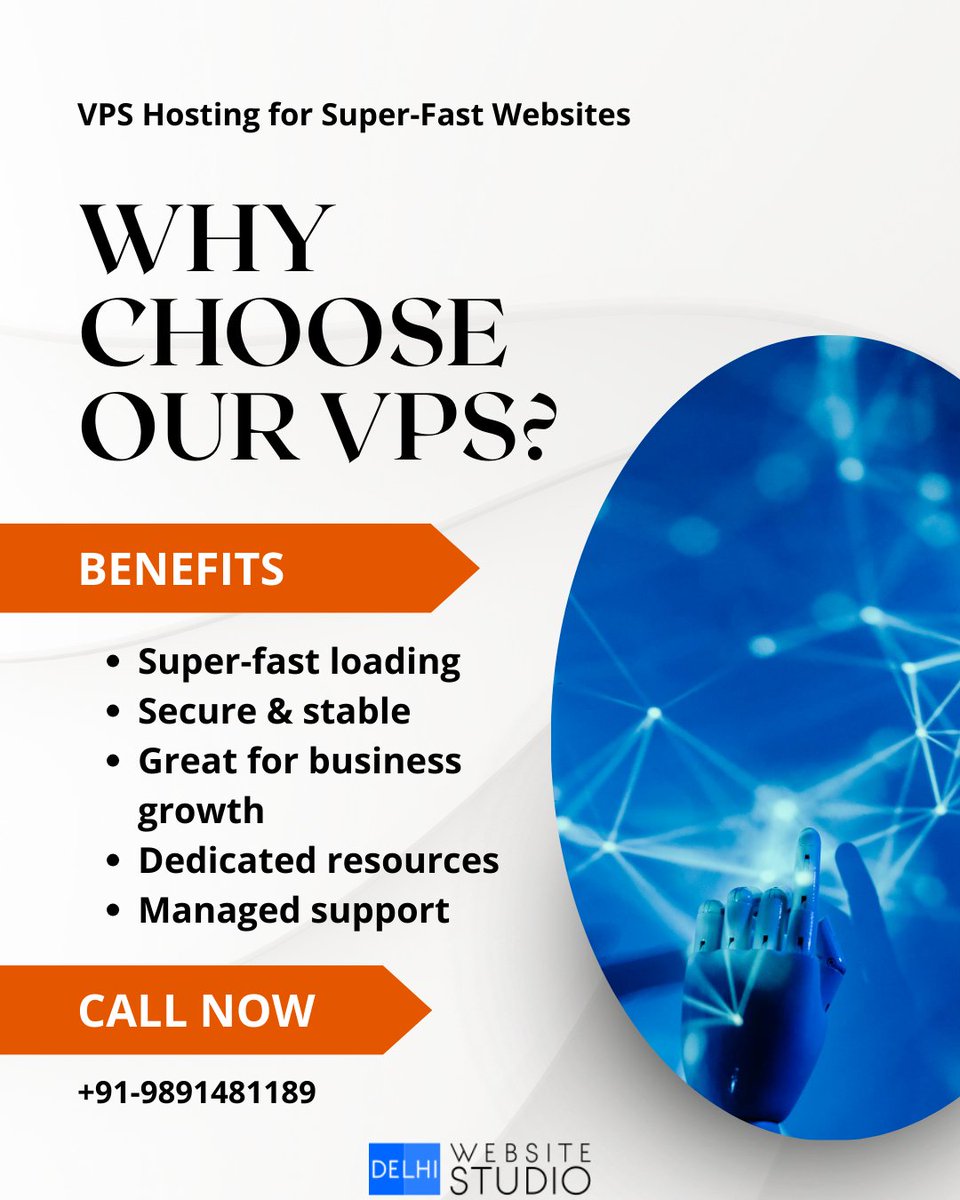 🚀 Make your website instantly faster with our VPS hosting.

Stable performance, dedicated resources, and the speed your business deserves.

📞 +91-9891481189
🌐 delhiwebsitestudio.com

#VPSHosting #FastWebsite #DelhiWebsiteStudio #WebsiteSpeed #WebHostingIndia