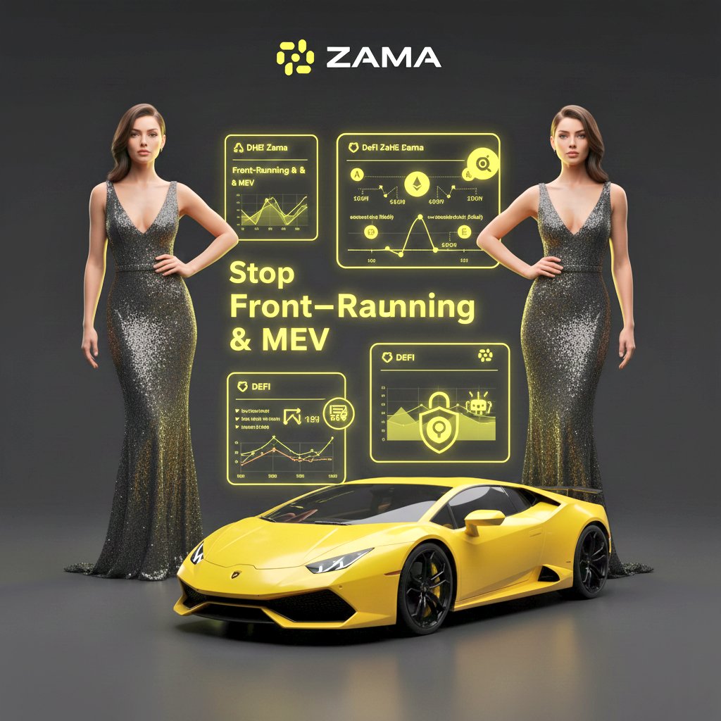 BabakManavi's tweet image. Stop Front-Running &amp;amp; MEV in DeFi🛑

@zama FHEVM solves the biggest security leak: transaction visibility.
FHE Solution: Transactions stay encrypted until confirmed.
Result: Zero arbitrage or predatory extraction.
Build a truly fair DeFi future. 👇
#MEV #ZamaCreatorProgram #FHE