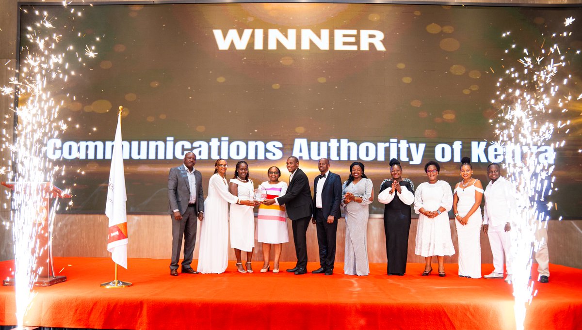 CA_Kenya's tweet image. A big win for CA! 🏆
We’ve been awarded the Champion of Governance Award 2025 and the State Corporations Award 2025 at the CoG Awards.This recognition comes as we mark 25 years of service to Kenyans.
#COGAwards2025 #GoodGovernance #EthicalLeadership #CAAt25