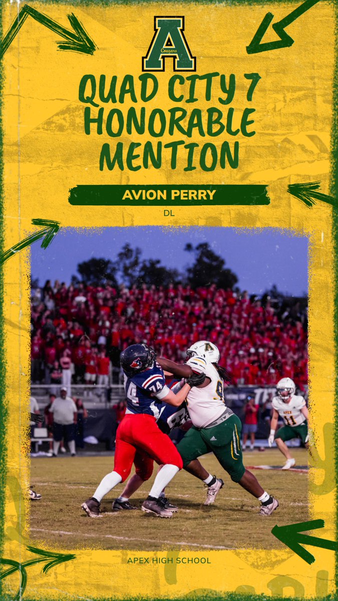 CoachFronk's tweet photo. Congratulations to Avion Perry for making Honorable Mention for the 2025 season! https://t.co/PiqasvvAx0