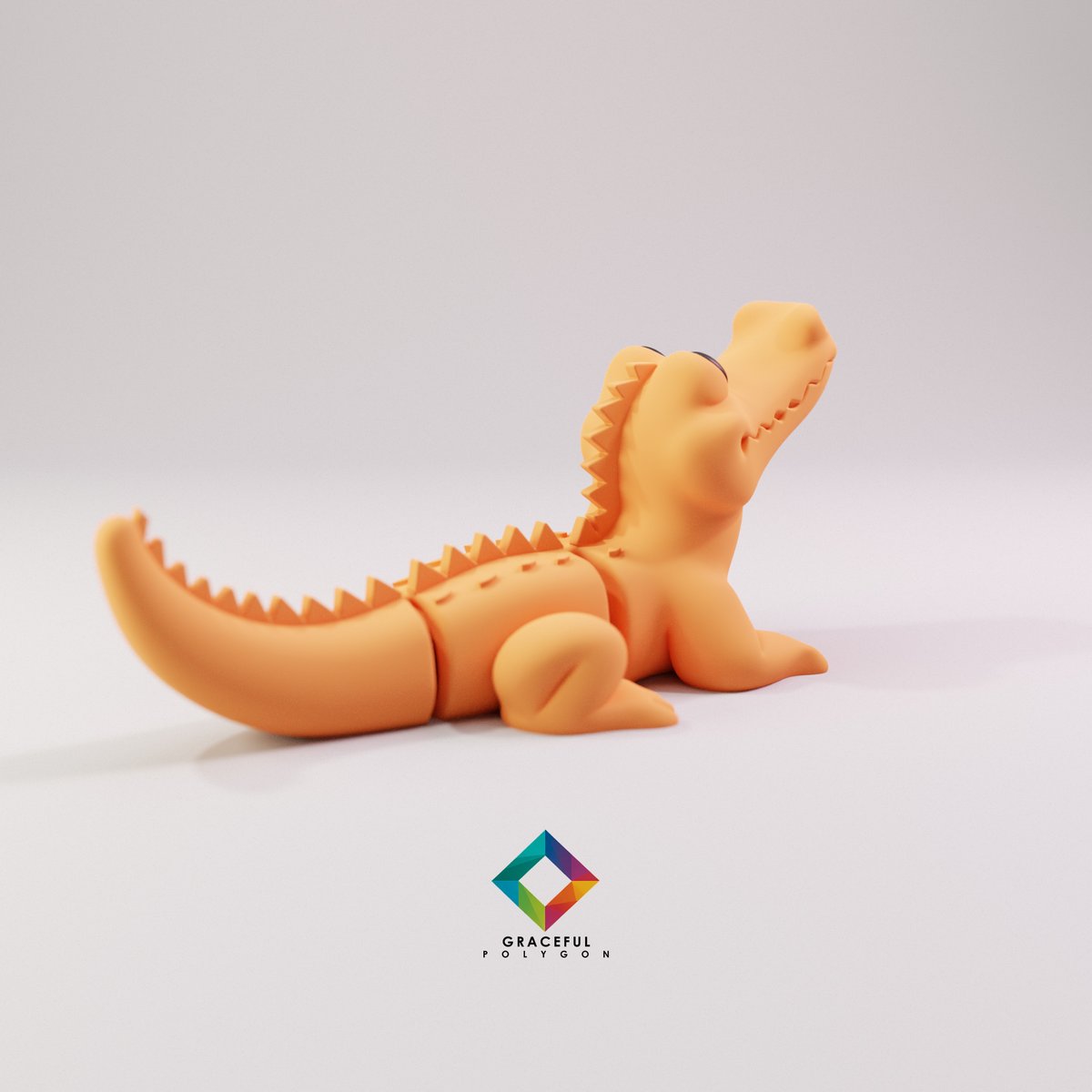 gracefulpolygon's tweet photo. The Baby Crocodile 🐊 is here!

Get the STL files – link in bio!

Print in parts
Keychain version available

#3d #3dprinting #3dprint #3dprinter https://t.co/bqontoHW9q