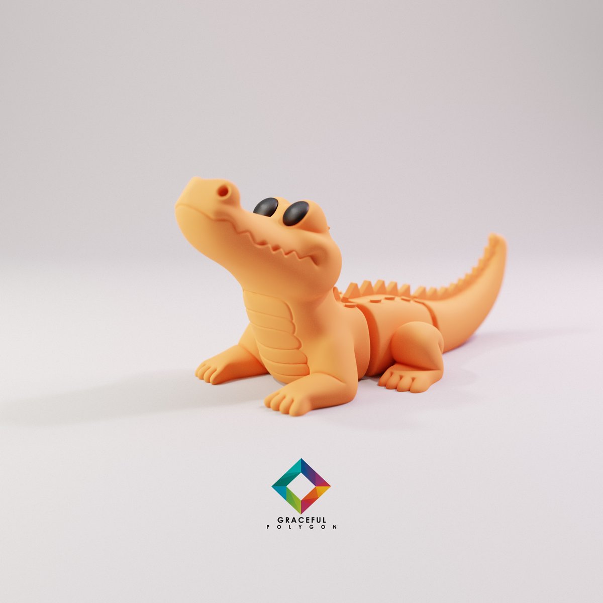 gracefulpolygon's tweet photo. The Baby Crocodile 🐊 is here!

Get the STL files – link in bio!

Print in parts
Keychain version available

#3d #3dprinting #3dprint #3dprinter https://t.co/bqontoHW9q