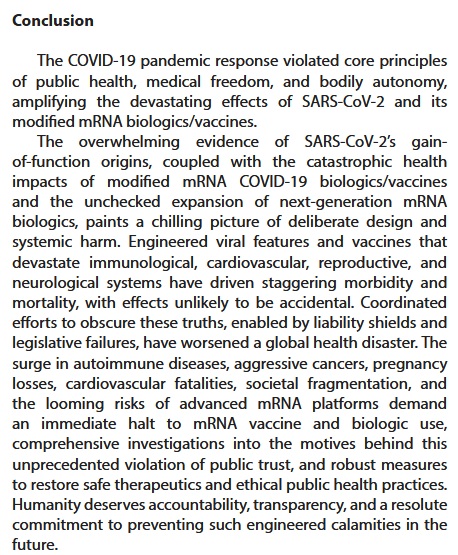 Once you understand that the events of the past 5+ years were in actuality one biological weapons deployment after another, you realize that a military tribunal is the only solution.

The last one stuck for a few decades. This one must send a message that echoes across centuries.