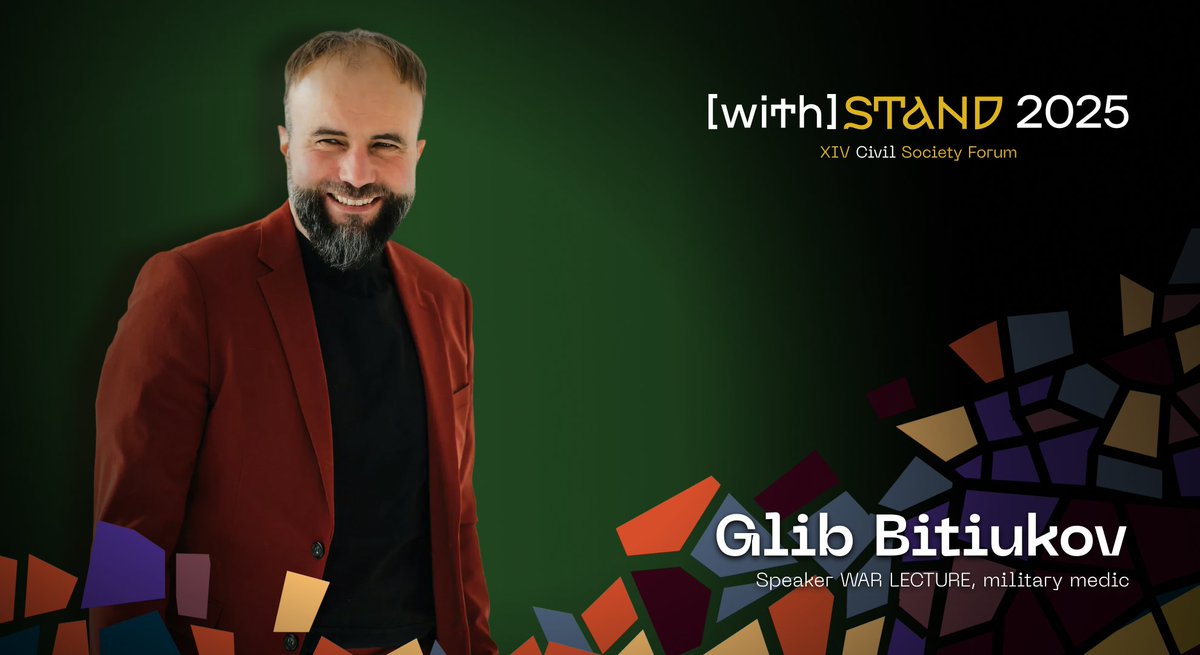 On 5 Dec at the XIV Civil Society Forum, military medic and writer Glib Bitiukov will share “Notes from the War: Live” — about memory, dignity, and staying human under fire. Hear a living voice from the frontline and stories that stay with you. More: ednn.link/p5kCuS