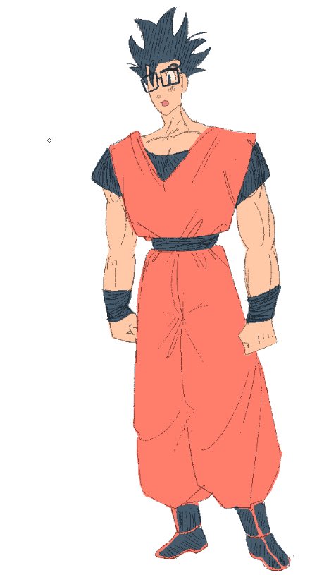 little___slice's tweet photo. Gohan if he stopped goofing around https://t.co/tsLHaC7quO