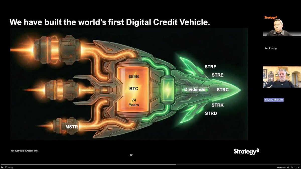 why did he put his ticker on the smallest thruster