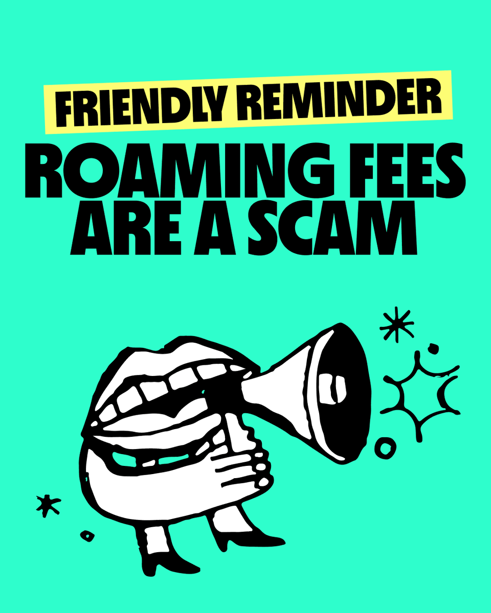 Truelycom's tweet image. Paying roaming fees in 2025? Yeah… that’s the real scam. 👀

Switch to Truely and roam every corner of the world with zero extra charges.

#NoRoamingFees #Switchless #eSIM #TravelTech #Truely