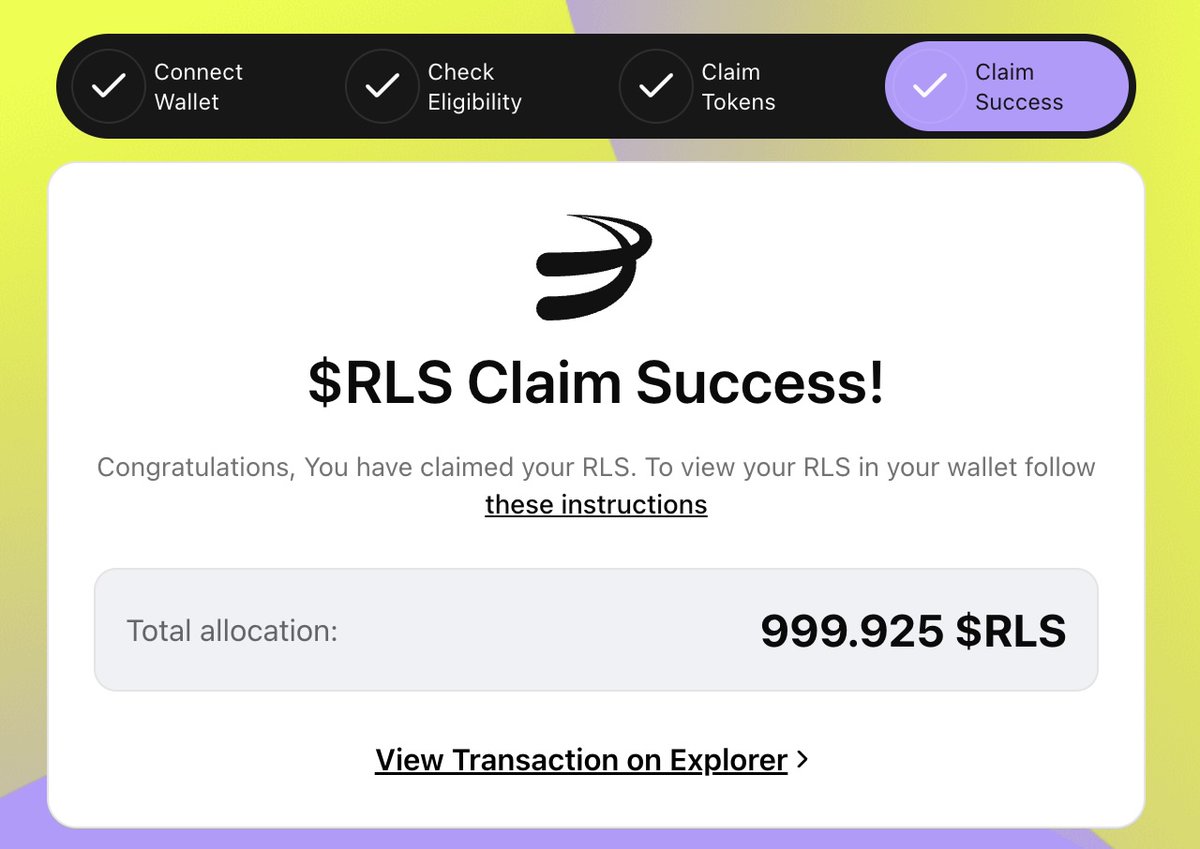 You can claim your $RLS now 🚨

Link: tokenclaims.rayls.com/flow

You need $ETH  for fee (~3$)