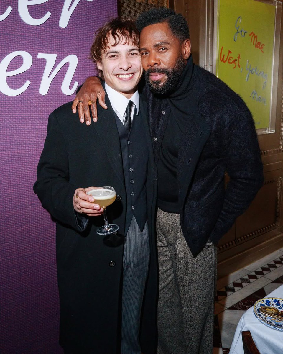REUNION! Frank Dillane and Colman Domingo were spotted together for dinner at Carbone Restaurant this weekend. 💛