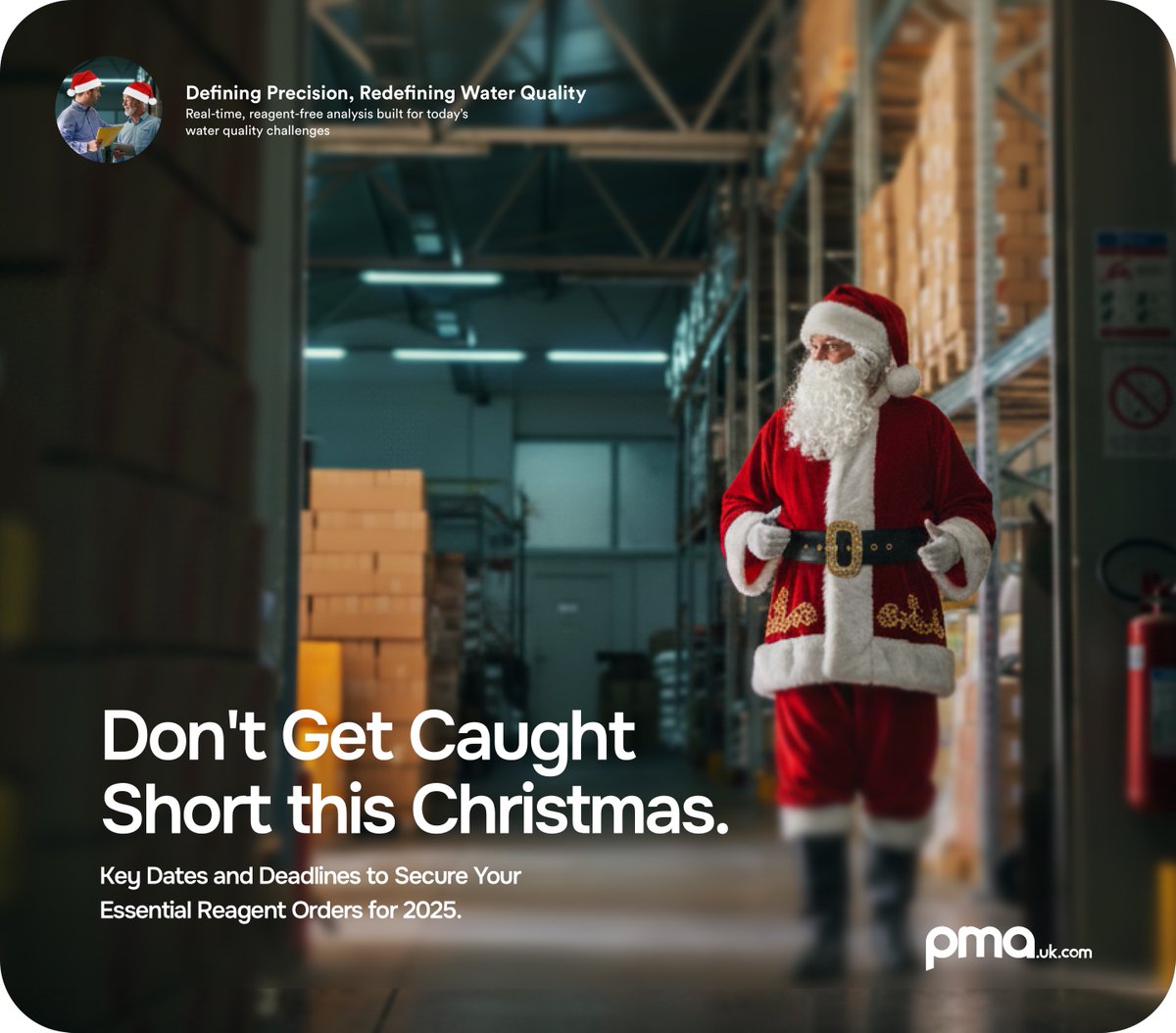 pma_co's tweet photo. Heads up from #TeamPMA! 🎄 Important dates for planning:

⚠️ Order Deadline: Mon, Dec 15th (Final Reagent orders placed by this date will be dispatched by Dec 19th).

⏰ Closure: Dec 24th (Noon) ✅ Reopening: Jan 5th, 2026

Thank you for a great 2025! https://t.co/KpJO5XuILM