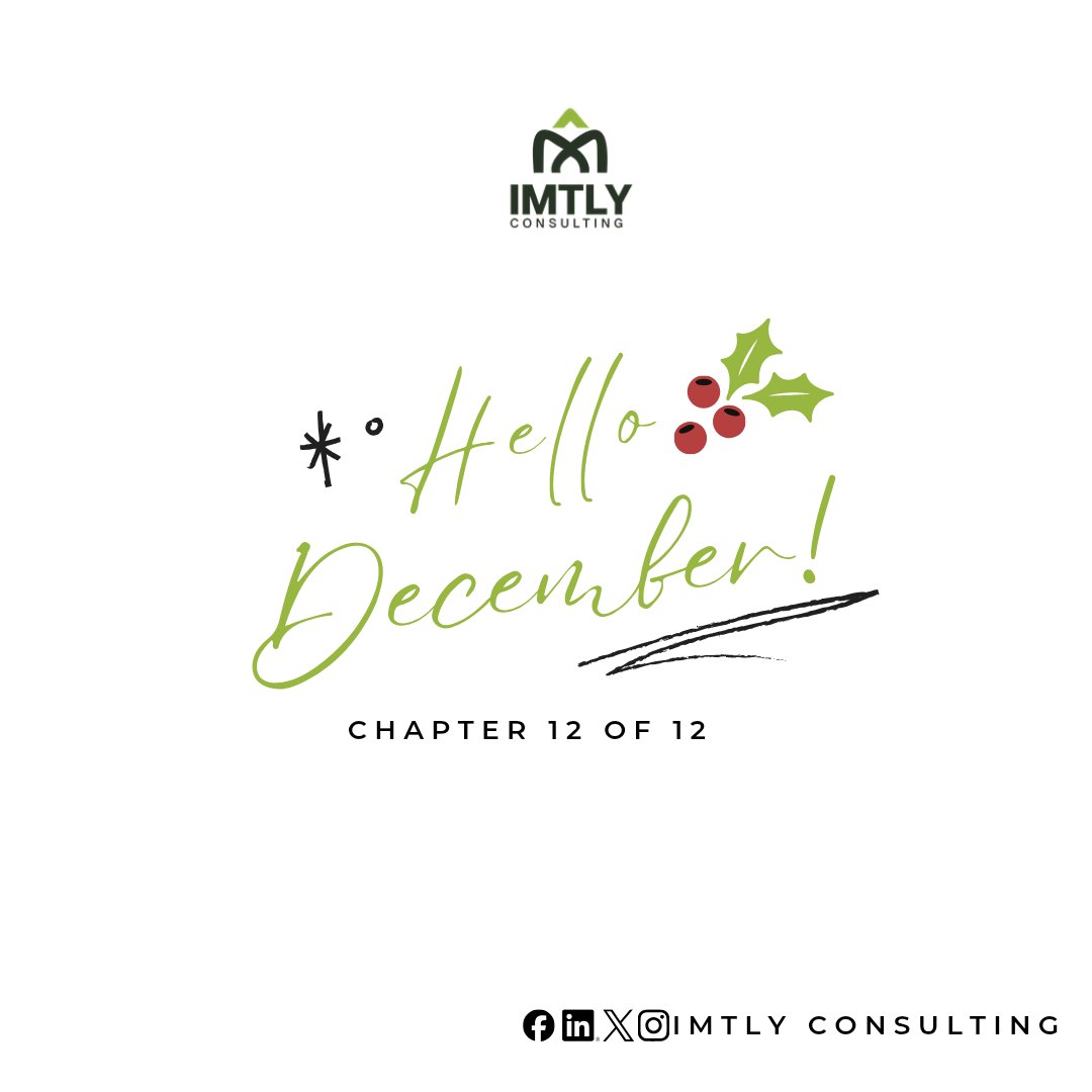 imtly_llc's tweet image. A fresh month brings new opportunities to solve problems, deliver strategic insight, and create measurable impact.

At IMTLY Consulting, we remain committed to excellence, and client success.

Here’s to a month of smarter solutions, stronger partnerships.

Happy new month.