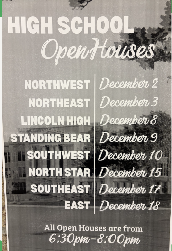 8th Grade Families, High School Open Houses are in December!  All Open Houses are from 6:30 - 8:00.