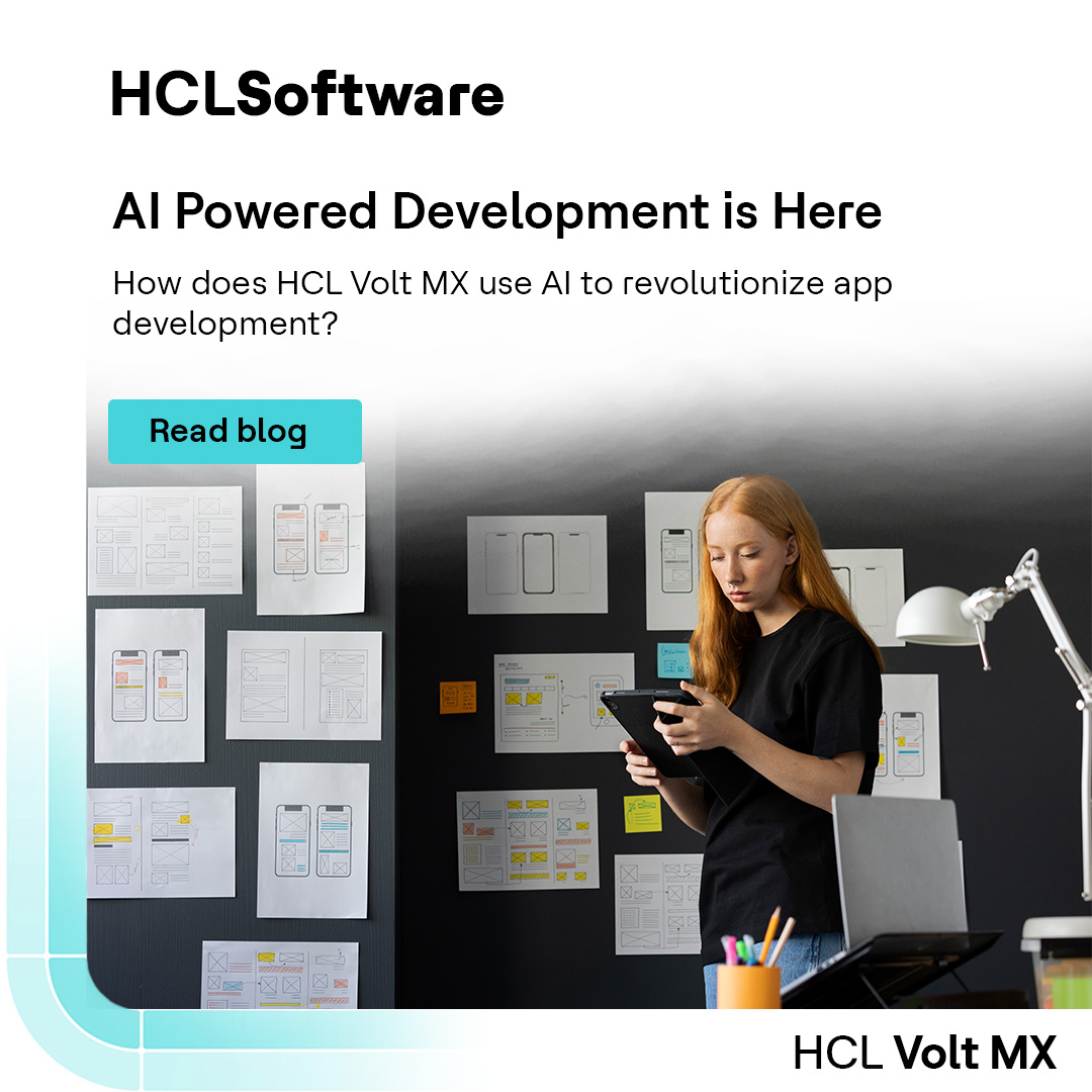 HCLDigital's tweet image. AI is changing the game for developers. See how HCL Volt MX uses AI to speed up app development, from Figma to app conversion to intelligent code optimization.
hclsw.co/pjrfpv

#AI #AppDev #DeveloperTools