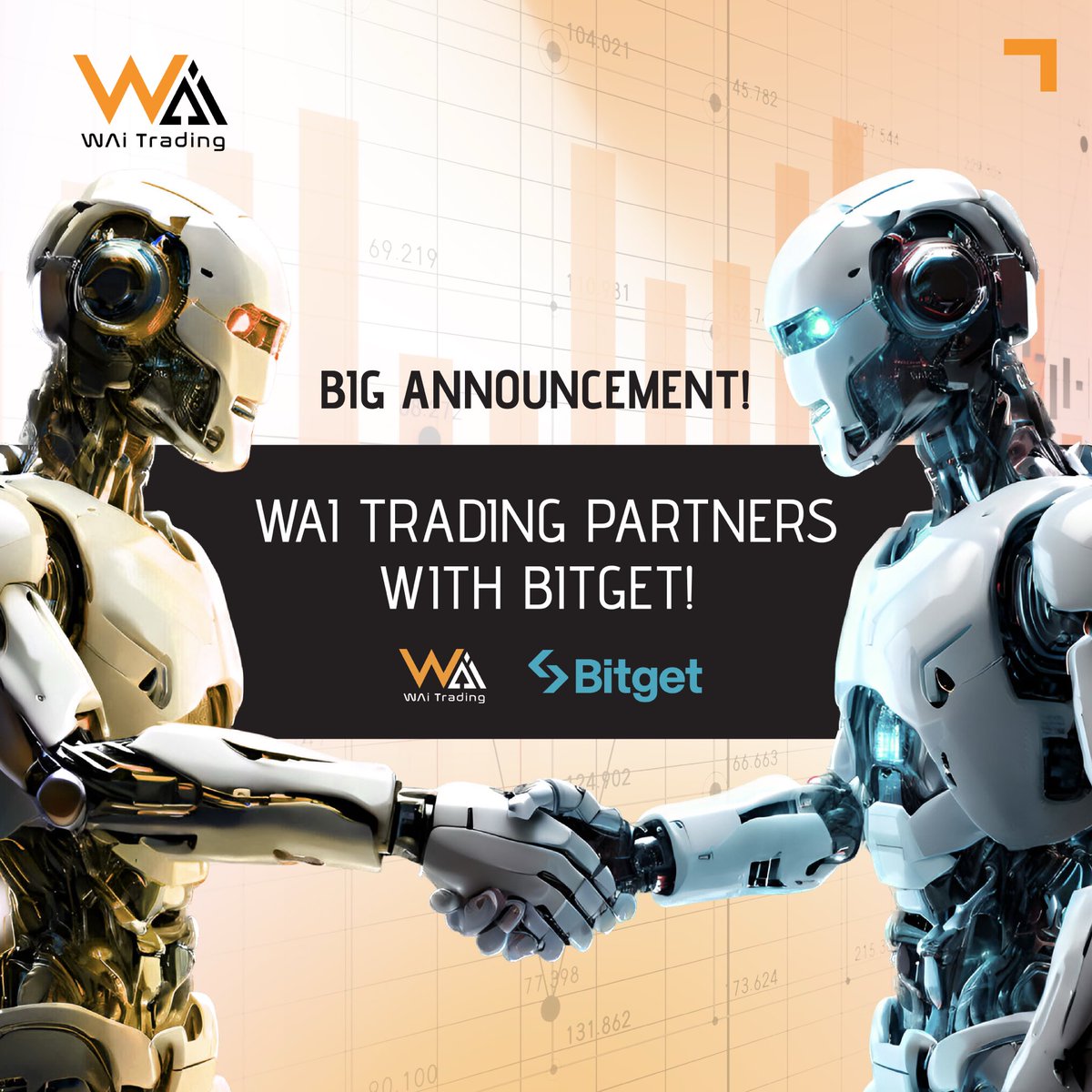 WAITrading's tweet image. WAI Trading x Bitget 🤝
We’ve officially partnered with one of the world’s top crypto exchanges!

This means:
✅ Enhanced security &amp;amp; reliability 
✅ Seamless API integration
✅ Smarter trading for all users

The AI trading revolution starts now.

#AItrading #AIBot #bottrading