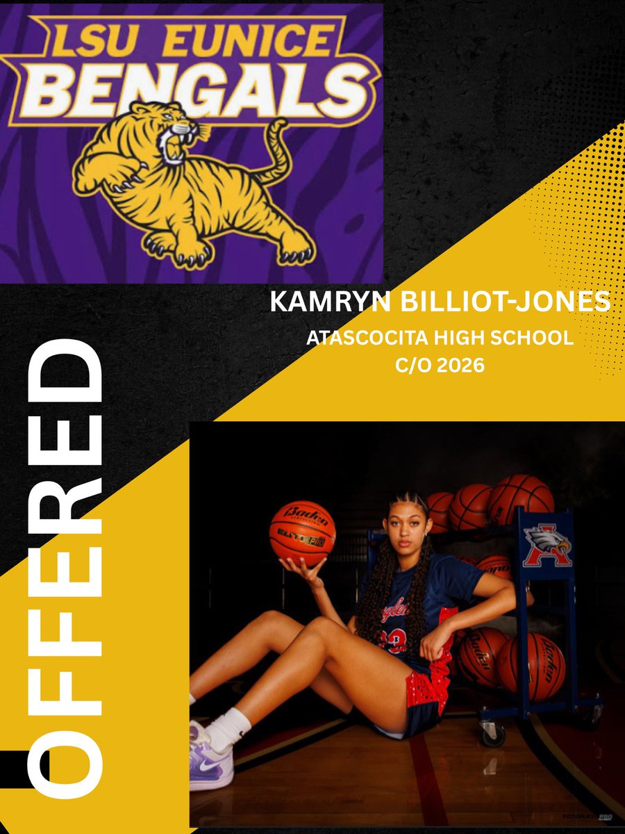 After a great conversation with <a href="/StiffMatthew/">matthew stiff</a> I’m grateful and honored to announce that I’ve received an offer from <a href="/LSUEBengalsWBB/">LSUE Women's Basketball</a> to continue my academic and athletic journey 🙏🏽 #Blessed