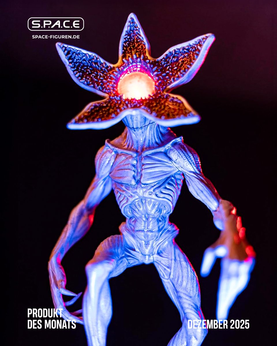Die Winterzeit ist da, und die Lichterketten werden ausgepackt! Weniger weihnachtlich, aber mindestens genauso stimmungsvoll und passend zu Staffel 5 von »Stranger Things« ist unser 💥 Produkt des Monats 💥 Dezember 2025, die Demogorgon-Leuchte von Erik:
bit.ly/sf_pdm_dec25