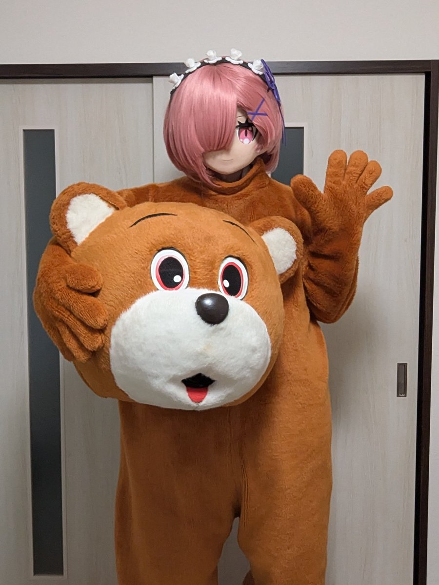 jaian119's tweet image. 着ぐるみを着る着ぐるみさんという
何番煎じか分からないネタ