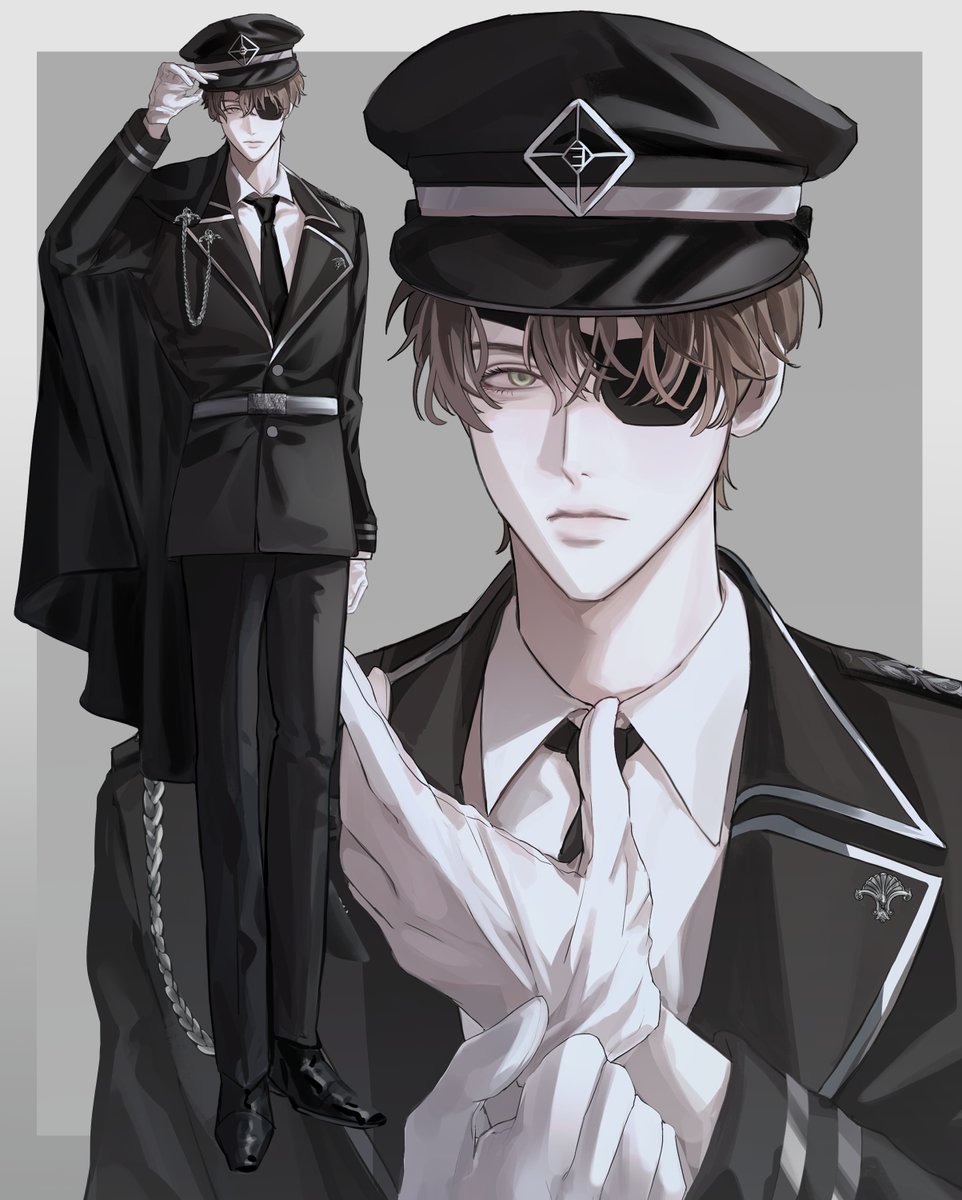 r_hwa79's tweet image. 전에 그렸던.. 백사헌 제복