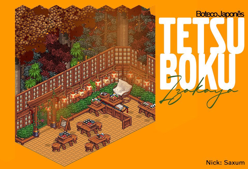 SaxumHabblet's tweet image. Izakaya - Tetsuboku
Nick: Saxum