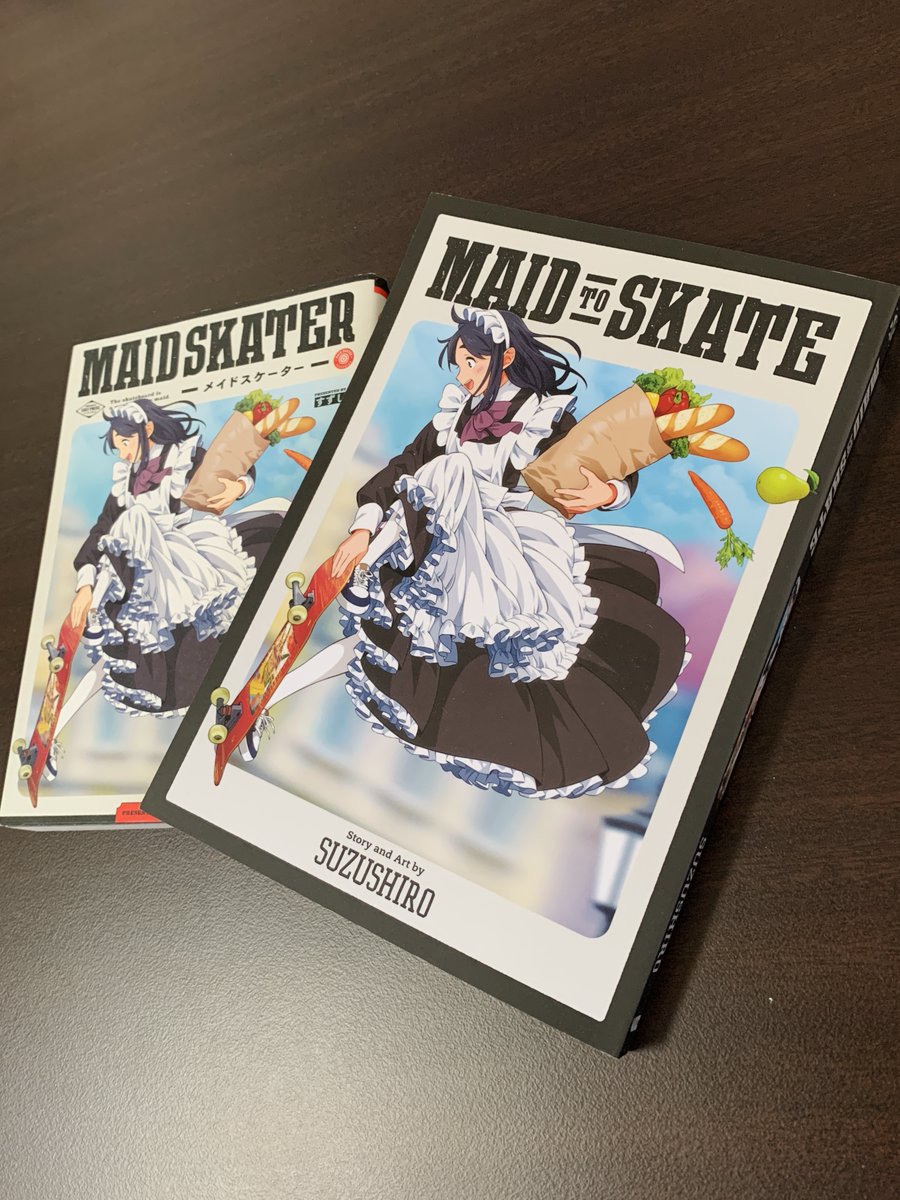 suzushiro333's tweet image. I received the English version of Maid to Skate.
It&apos;s larger than the Japanese version, has special bonus pages added, and the translation is fantastic!
I can&apos;t wait for everyone to read it!

It will be released on the 16th of this month.