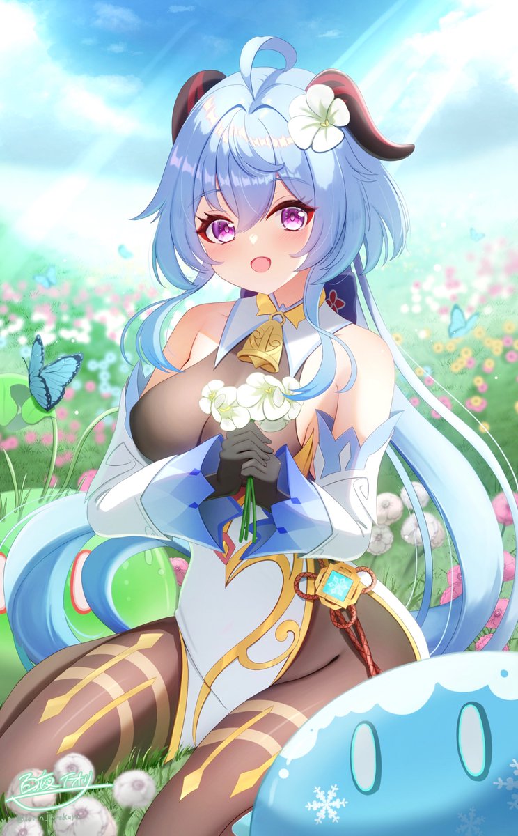 甘雨ちゃん誕生日おめでとう〜！🎉🌸
#甘雨生誕祭2025
#GenshinImpact