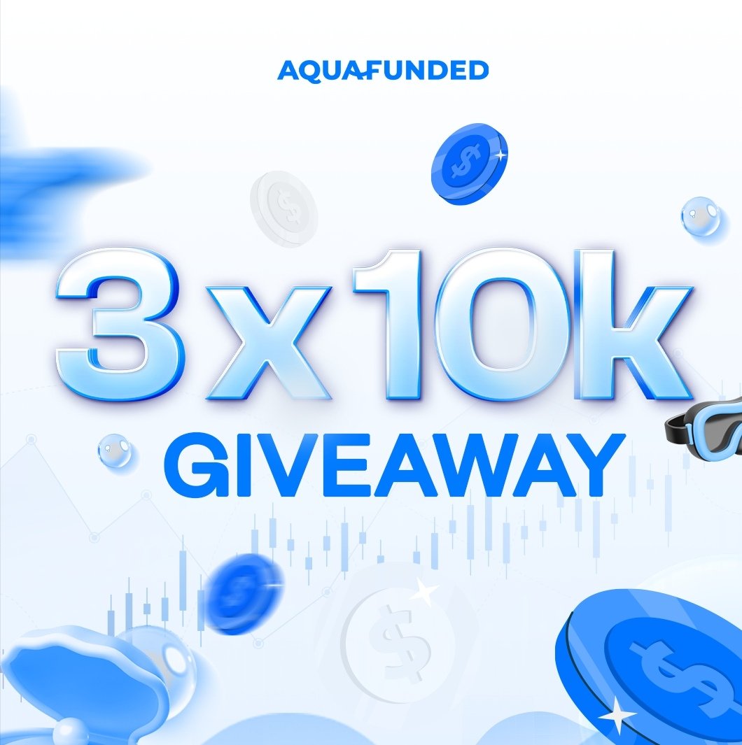 3x10k giveaway Account🎁

Follow
<a href="/AquaTvLive/">AquaTV</a>
@aquafunded
@aqua_futures
@lewisaquafunded
<a href="/auwwalaminu/">AL-AWWAL</a>
<a href="/Major__Fx/">Major_Fx</a>
<a href="/Simple_BoyFx/">SIMPLE ~ BOY</a>
<a href="/BouterFx/">Prince Bouter</a>
<a href="/LIYAUFX1/">LIYAU NQ</a> 
 
Like &amp; Retweet Tag 2 traders

Add AquaFunded as favorite at propfirmmatch.com/favorite-firms

And join Discord
discord.com/invite/aquafun…