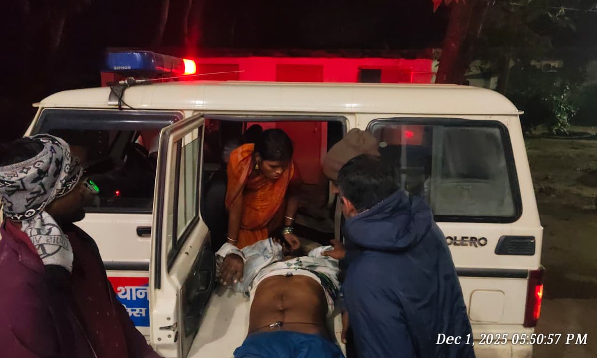 prabhatkhabar's tweet photo. बिहार : पूर्णिया के गोकुलपुर में तेज रफ्तार का कहर, अज्ञात वाहन की टक्कर से दो युवकों की मौत, एक गंभीर घायल.
#Purnea #Gokulpur #NH107 #RoadAccident #BreakingNews #BiharNews #NH107 #RoadSafety #AccidentNews #Prabhatkhabar https://t.co/ShXtrZcfJm