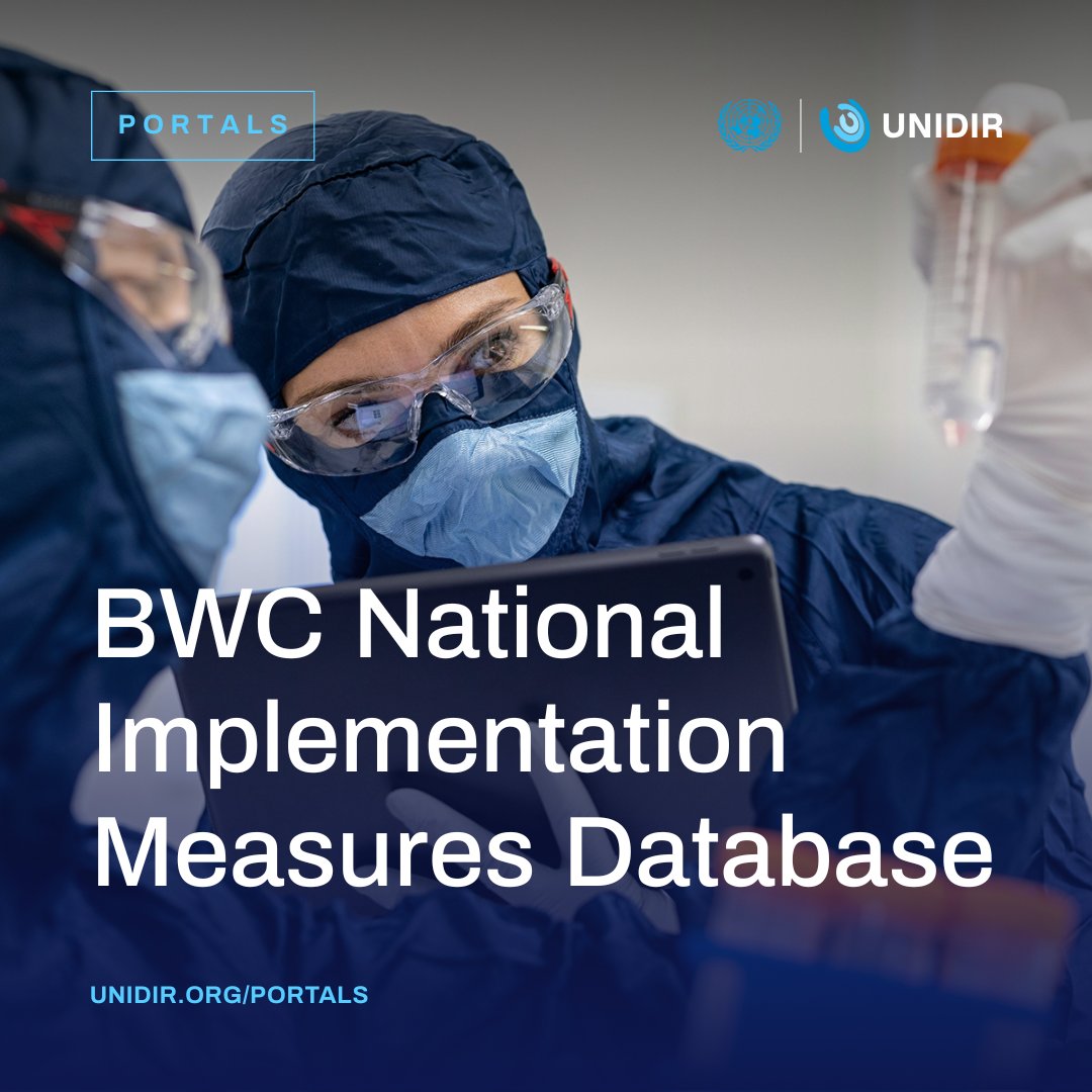 United Nations Institute for Disarmament Research tweet media