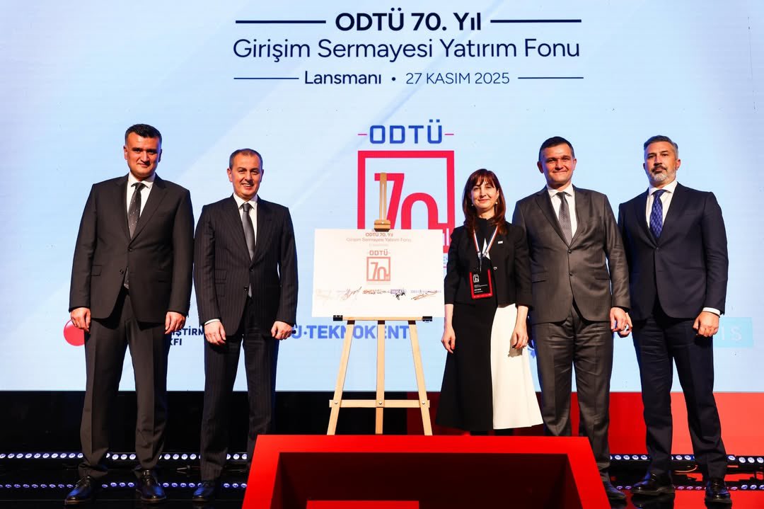 odtu70's tweet photo. ODTÜ’nün 70 yıllık birikimini geleceğe taşıyacak önemli bir adımı, Türkiye İş Bankası’nın ev sahipliğinde tanıttık.

@isbankasi @METU_ODTU 

ODTÜ70 Girişim Sermayesi Yatırım Fonu, Türkiye’de bir üniversite tarafından kurulan ilk endowment modeli olacak şekilde tasarlandı. https://t.co/MYncwhagL8
