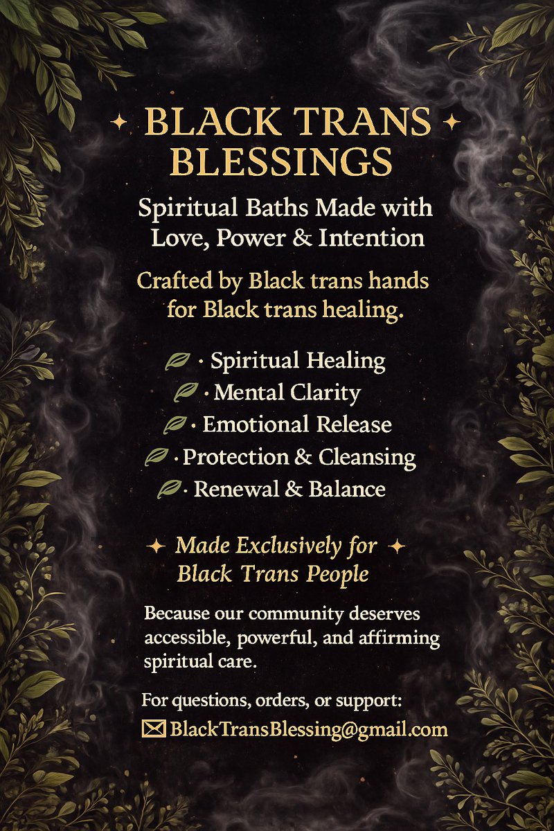 Black Trans Blessing tweet media